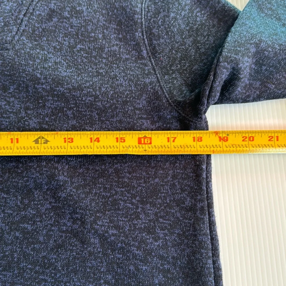 Old Navy black & blue one button pull over sweater.  Boys size XL (14-16)